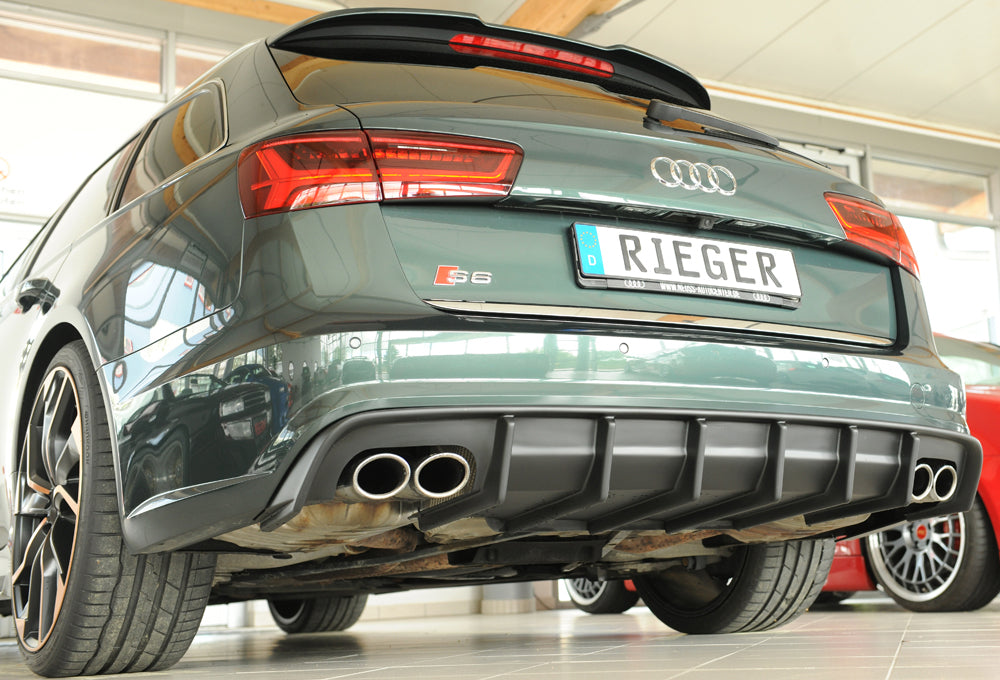Rieger Heckeinsatz (für Fzg. mit AHK) Audi A6 (4G/C7) Lim. 09.14- (ab Facelift) 00055348
