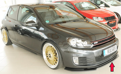 Rieger Spoilerschwert nur für GTI / GTD VW Golf 6 GTD 3-tür. 00059528