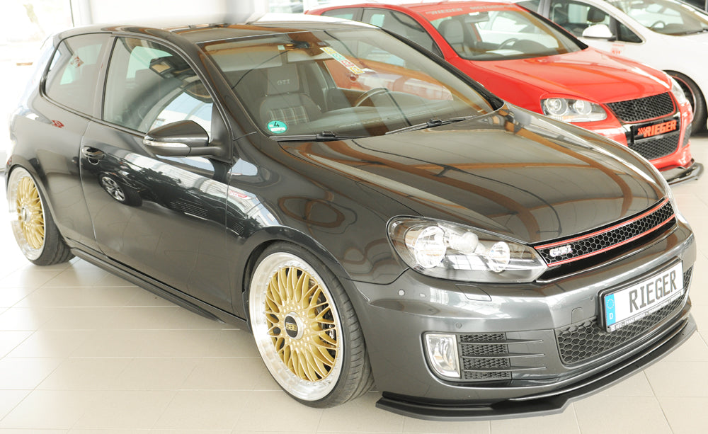 Rieger Spoilerschwert nur für GTI / GTD VW Golf 6 GTD 3-tür. 00059528