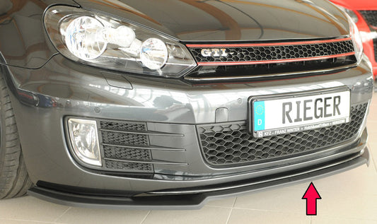 Rieger Spoilerschwert nur für GTI / GTD VW Golf 6 GTI 5-tür. 00059528