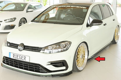 Rieger Seitenschwelleransatz (ca. 19mm) VW Golf 7 GTD 3-tür. 02.17- (ab Facelift) 00059548