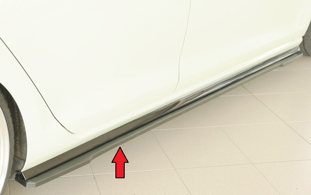 Rieger Seitenschwelleransatz (ca. 19mm) VW Golf 7 R 5-tür. 02.17- (ab Facelift) 00059549