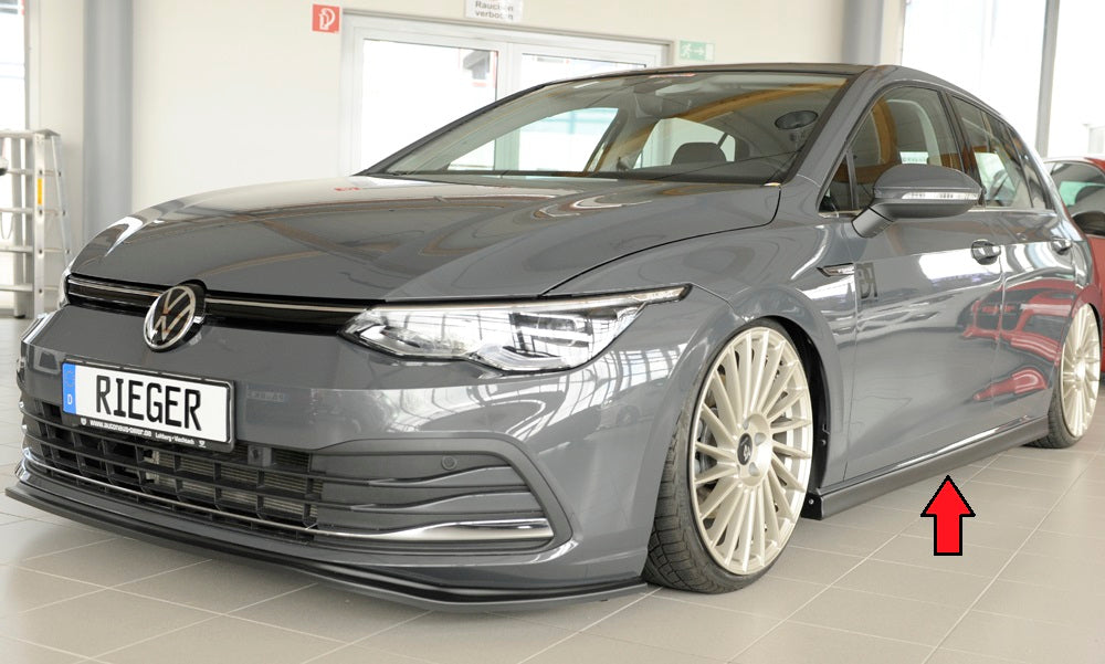 VW Golf 8 Rieger Seitenschweller (XS)  rechts, ABS, 
inkl. Montagezubehör, Gutachten