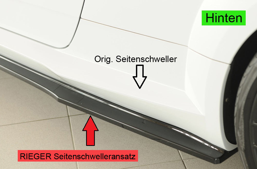 Rieger Seitenschwelleransatz (ca. 19mm) Audi TT (8J-FV/8S) Coupé 07.14-08.18 (bis Facelift) 00088337