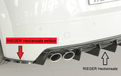 Rieger Heckschürzenansatz seitlich links Audi TT (8J-FV/8S) Coupé 09.18- (ab Facelift) 00088339