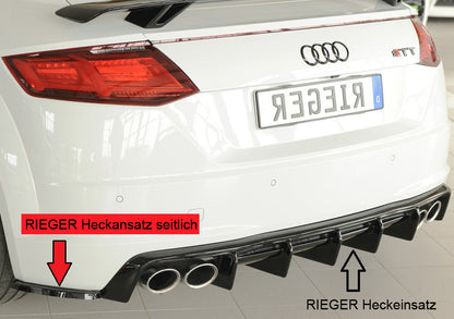 Rieger Heckschürzenansatz seitlich links Audi TT RS (8J/8J1-FV/8S) Roadster 05.16-08.18 (bis Facelift) 00088339