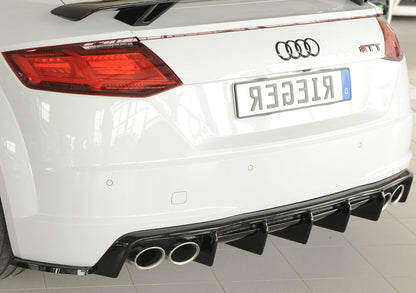 Rieger Heckschürzenansatz seitlich links Audi TT RS (8J/8J1-FV/8S) Coupé 05.16-08.18 (bis Facelift) 00088339