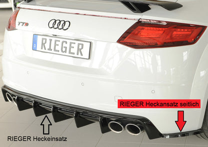 Rieger Heckschürzenansatz seitlich rechts Audi TT (8J-FV/8S) Coupé 07.14-08.18 (bis Facelift) 00088340