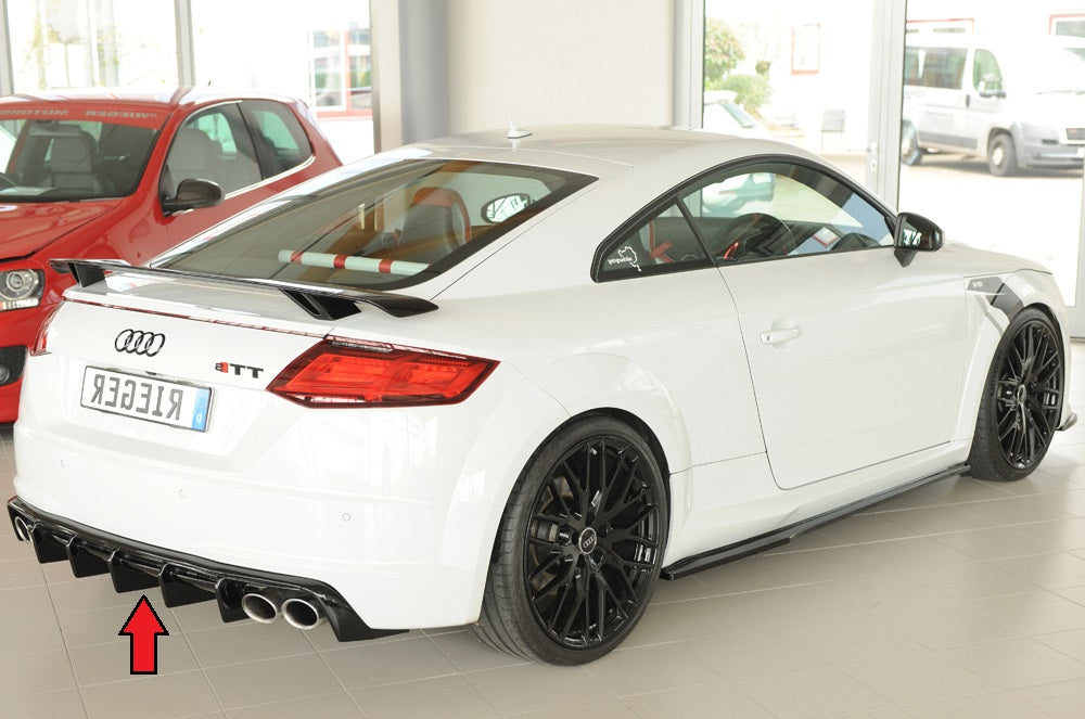 Rieger Heckeinsatz Audi TTS (8J-FV/8S) Coupé 07.14-08.18 (bis Facelift) 00088341