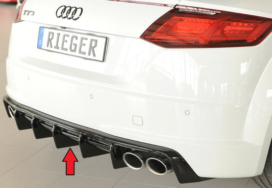 Rieger Heckeinsatz Audi TT (8J-FV/8S) Coupé 09.18- (ab Facelift) 00088341