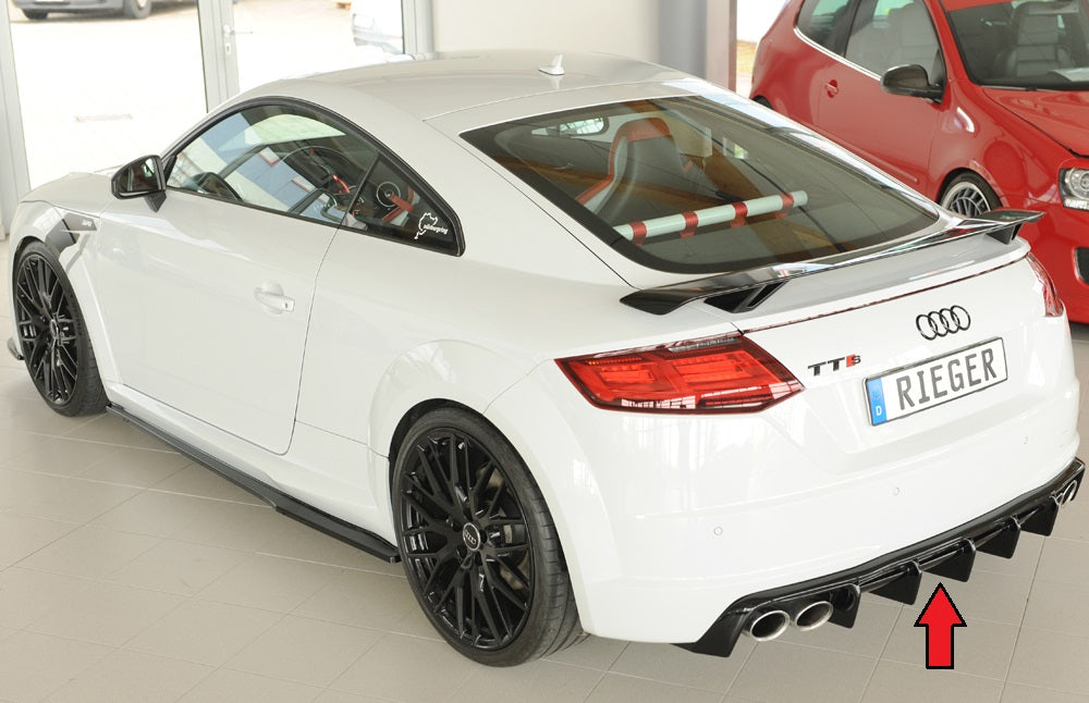 Rieger Heckeinsatz Audi TTS (8J-FV/8S) Coupé 07.14-08.18 (bis Facelift) 00088341