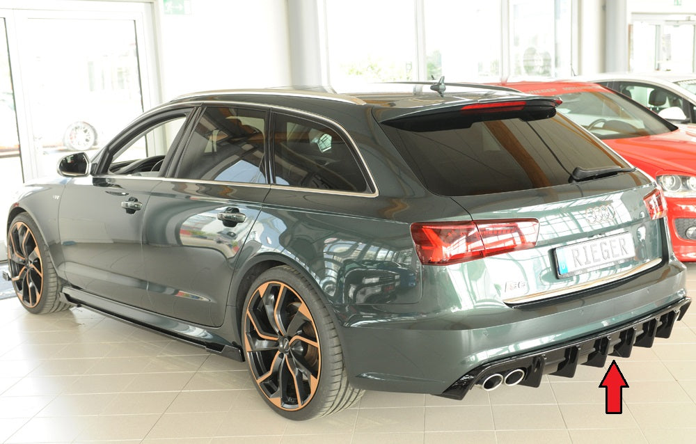 Rieger Heckeinsatz (für Fzg. mit AHK) Audi A6 S6 (4G/C7) Lim. 09.14- (ab Facelift) 00088350