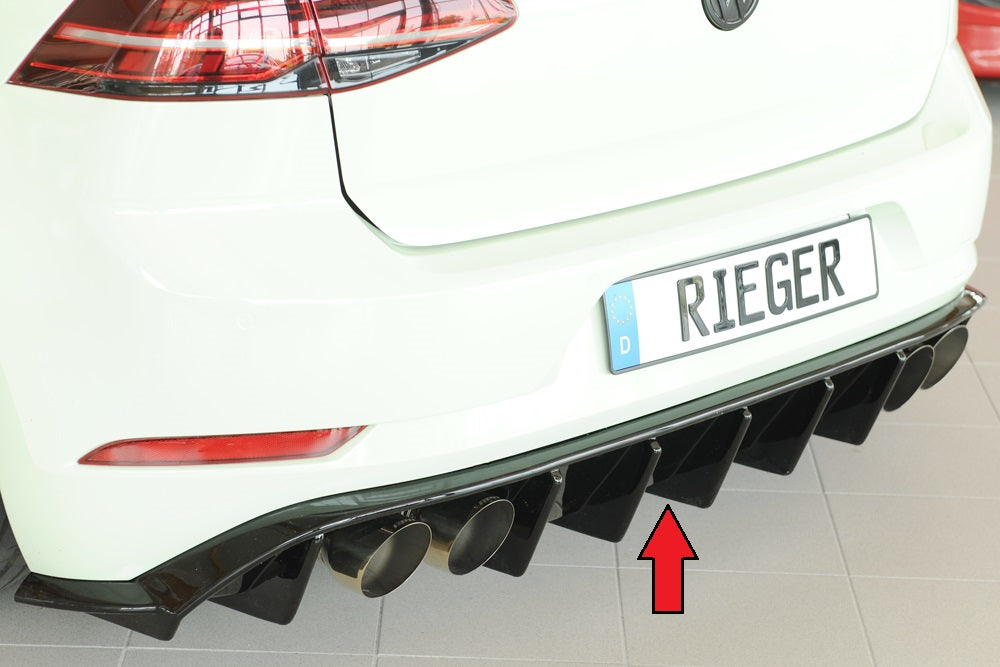 Rieger Heckeinsatz VW Golf 7 R 3-tür. 02.17- (ab Facelift) 00088355