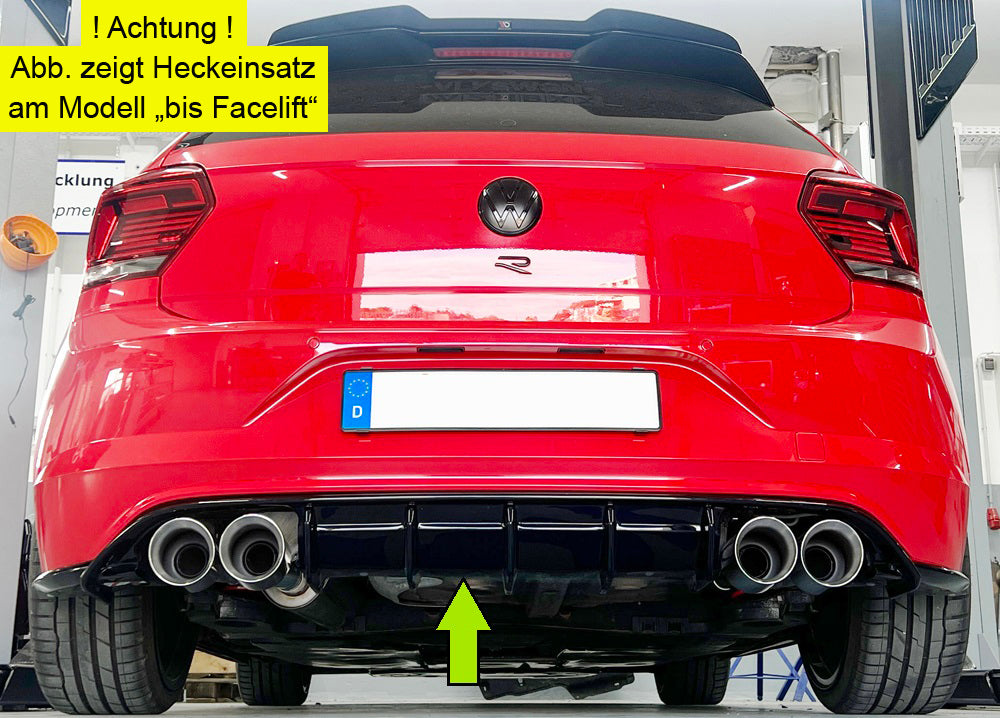 Rieger Heckeinsatz VW Polo (AW) GTI 5-tür. 06.21- (ab Facelift) 00088359