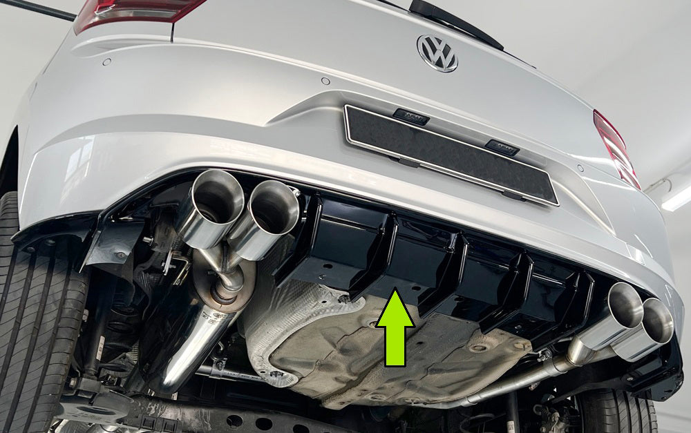 Rieger Heckeinsatz VW Polo (AW) GTI 5-tür. 06.21- (ab Facelift) 00088359