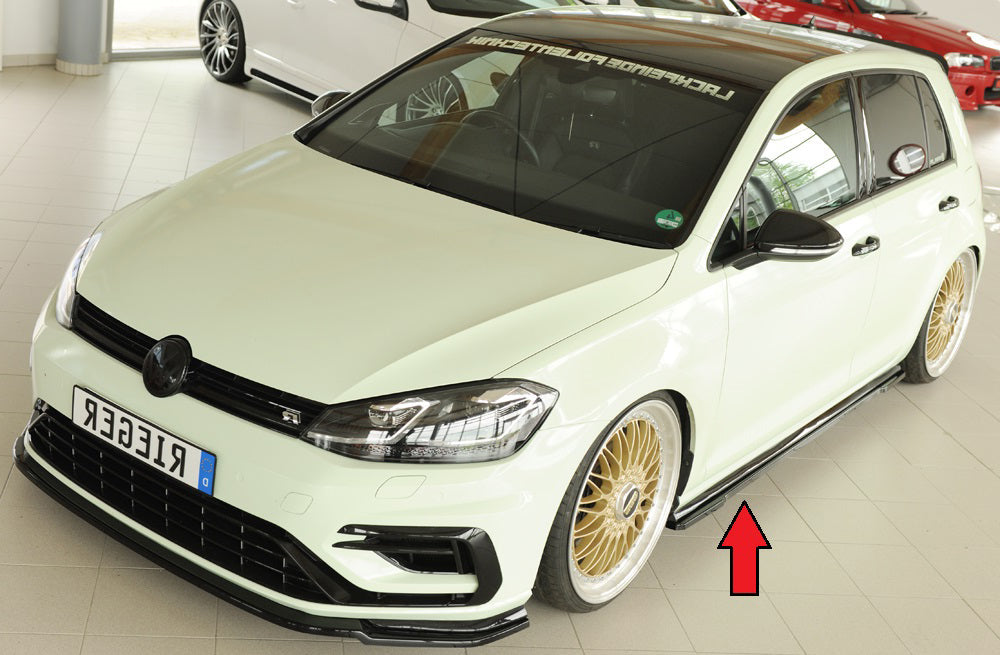 Rieger Seitenschwelleransatz (ca. 19mm) VW Golf 7 GTD 3-tür. 02.17- (ab Facelift) 00088360