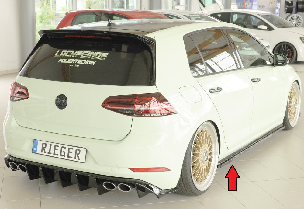 Rieger Seitenschwelleransatz (ca. 19mm) VW Golf 7 GTI Clubsport 3-tür. 02.16- 00088361
