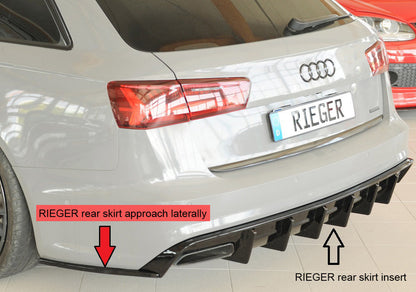 Rieger Heckschürzenansatz seitlich links Audi A6 (4G/C7) Lim. 09.14- (ab Facelift) 00088367