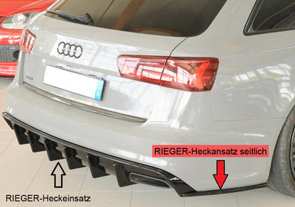 Rieger Heckschürzenansatz seitlich rechts Audi A6 (4G/C7) Avant 09.14- (ab Facelift) 00088368