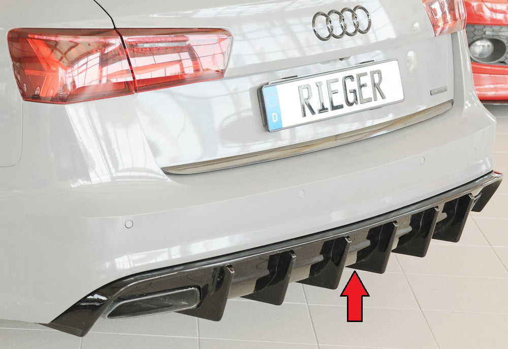 Rieger Heckeinsatz (für Fzg. mit AHK) Audi A6 (4G/C7) Avant 09.14- (ab Facelift) 00088369