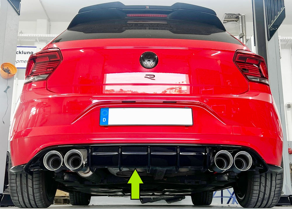 Rieger Heckeinsatz VW Polo (AW) GTI 5-tür. 06.17-05.21 (bis Facelift) 00088370