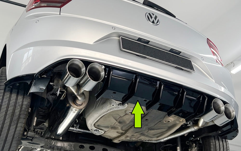 Rieger Heckeinsatz VW Polo (AW) GTI 5-tür. 06.17-05.21 (bis Facelift) 00088370