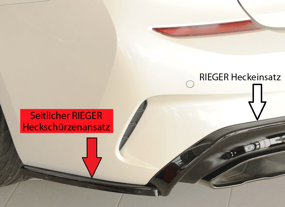 Rieger Heckschürzenansatz seitlich links BMW 3er G20 (G3L) Lim. 03.19-06.22 (bis Facelift) 00088371