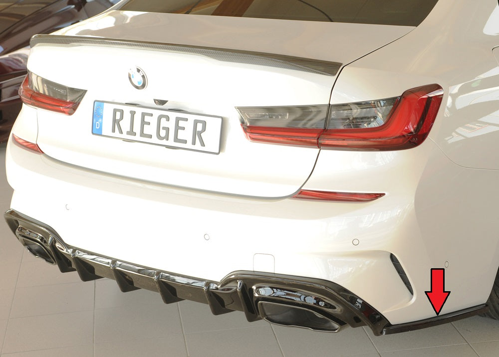 Rieger Heckschürzenansatz seitlich rechts BMW 3er G20 (G3L) Lim. 03.19-06.22 (bis Facelift) 00088372
