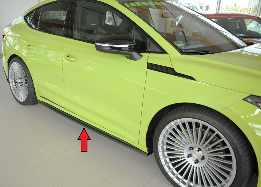 Rieger Seitenschwelleransatz Skoda Enyaq iV (NY) Coupé (5AC) 10.20- 00088384