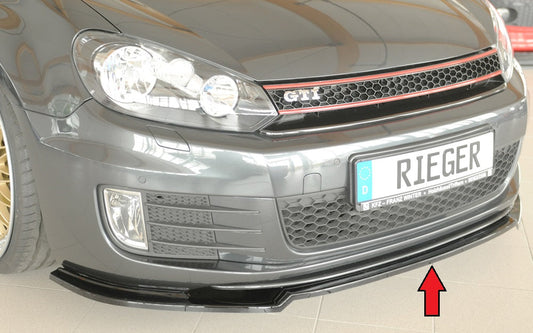 Rieger Spoilerschwert nur für GTI / GTD VW Golf 6 GTD 3-tür. 00088390