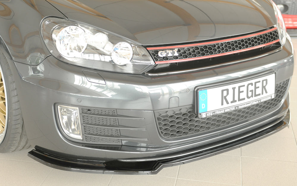 Rieger Spoilerschwert nur für GTI / GTD VW Golf 6 GTD 3-tür. 00088390