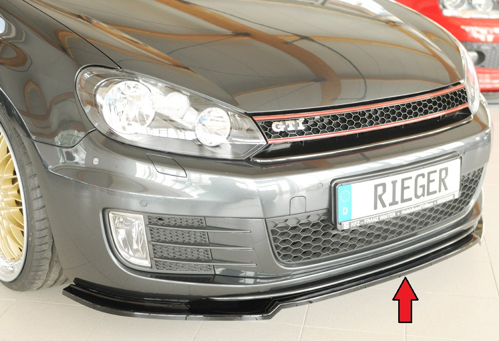 Rieger Spoilerschwert nur für GTI / GTD VW Golf 6 GTI 5-tür. 00088390