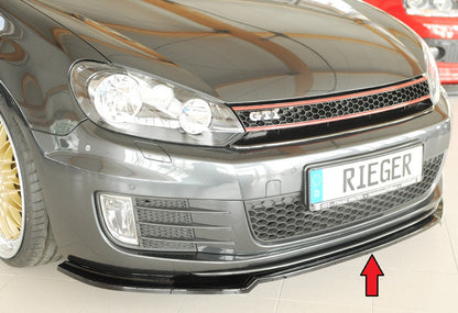 Rieger Spoilerschwert nur für GTI / GTD VW Golf 6 GTI 5-tür. 00088390