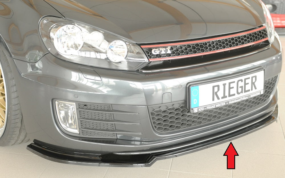 Rieger Spoilerschwert nur für GTI / GTD VW Golf 6 GTI 3-tür. 00088390