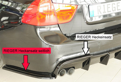 Rieger Heckschürzenansatz seitlich links BMW 3er E91 Touring 09.08- (ab Facelift) LCI 00088398