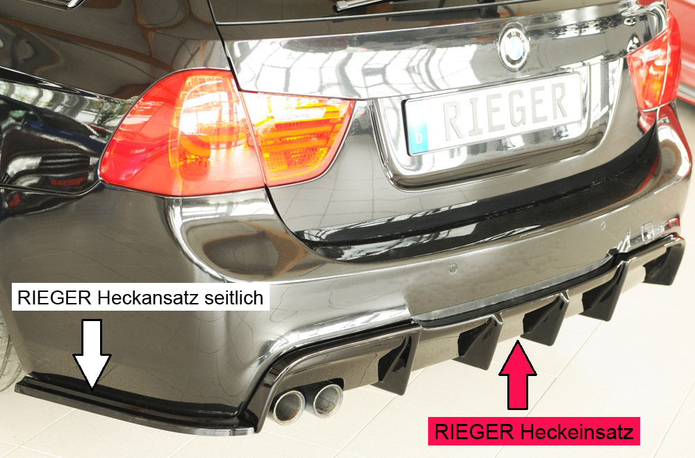 Rieger Heckeinsatz BMW 3er E90 Lim. 09.08- (ab Facelift) LCI 00088401
