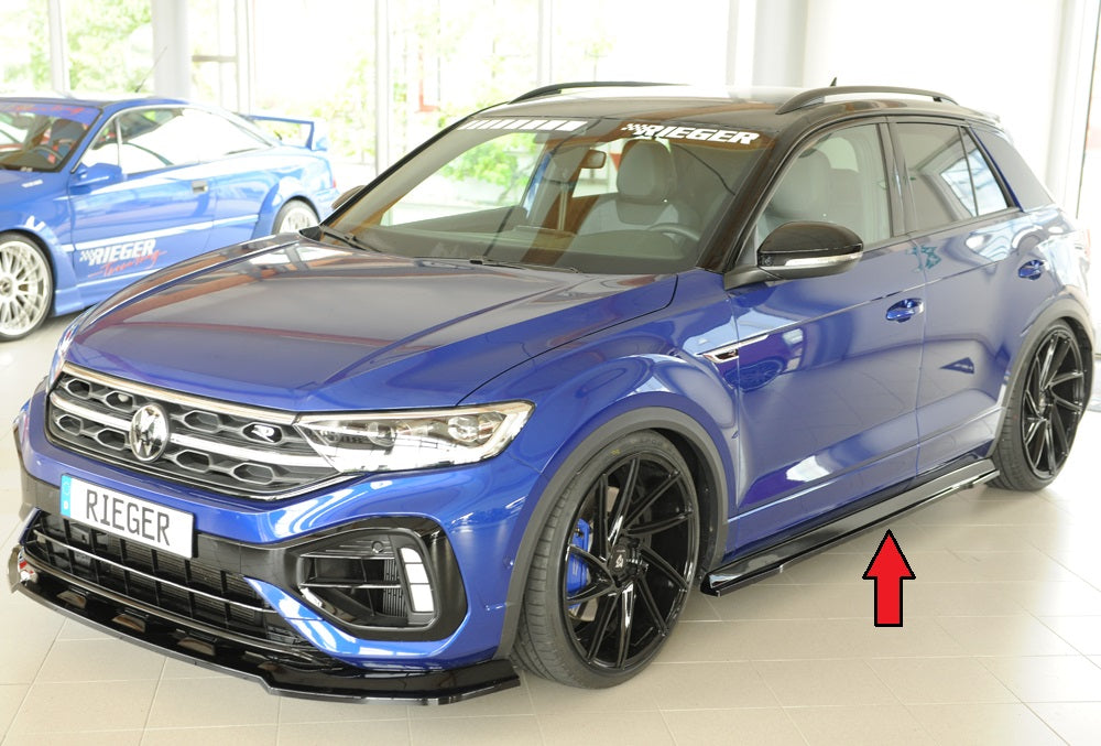 Rieger Seitenschwelleransatz VW T-Roc (A1) R-Line 5-tür. 01.22- (ab Facelift) 00088405