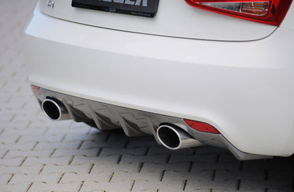 Audi A1 (8X) Rieger ESD, Ls/Rs, je 1x140x90 oval, Typ 32, Audi A1 (8X), 1.2l 63kW 1.4l 90/103/132kW 1.2l 63kW 1.4l 90/103/132kW   1.6 TDI 77kW
links, rechts, oval, eingerollt, für RIEGER-Heckeinsatz, 1x140x90mm, mit Prägung, Edelstahl