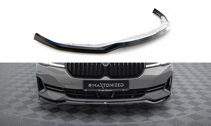 Maxton Front Ansatz V.2 für BMW 5er G30 / G31 Facelift schwarz Hochglanz