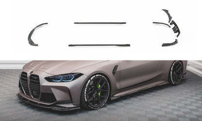 Maxton Set of Carbon Fiber Splitters BMW M4 G82 schwarz matt