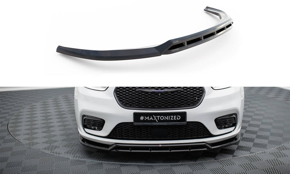 Maxton Front Ansatz für Chrysler Pacifica Mk2 Facelift schwarz Hochglanz