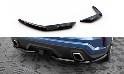 Maxton Heck Ansatz Flaps Diffusor für Ford Edge ST Mk2  schwarz Hochglanz