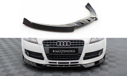 Maxton Front Ansatz V.3 für Audi TT 8J schwarz Hochglanz