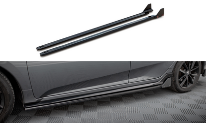Maxton Seitenschweller Ansatz für + Flaps Honda Civic Sport Mk 10