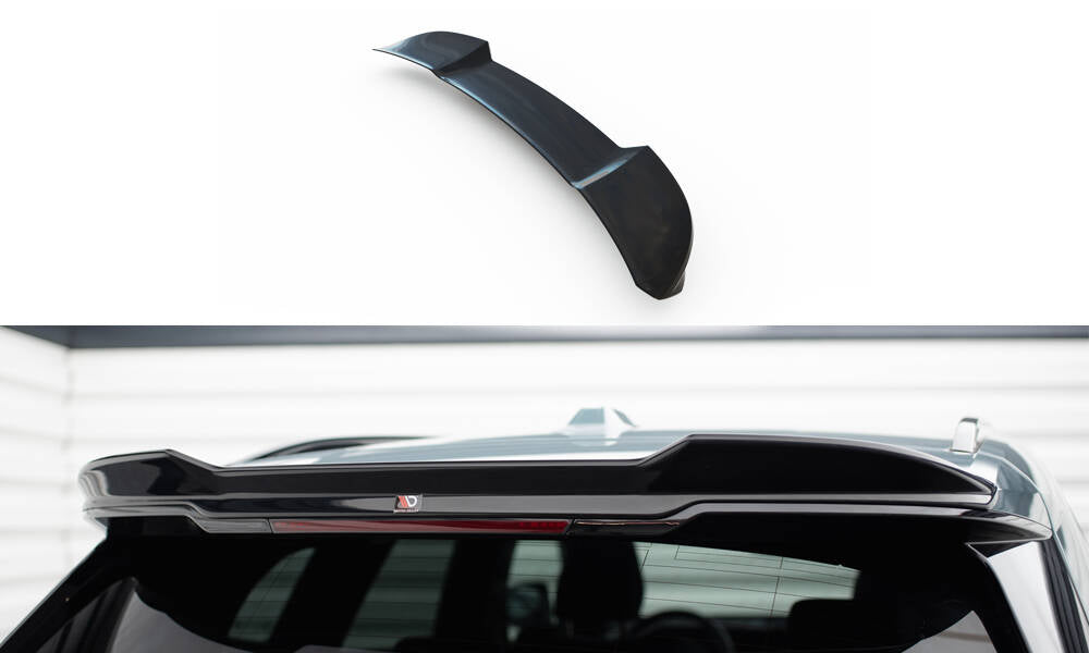 Maxton Spoiler CAP für 3D BMW X1 M-Paket U11 schwarz Hochglanz