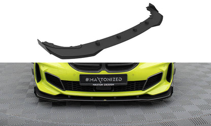 Maxton Street Pro Front Ansatz für +Flaps für + Flaps BMW 1er F40 M-Paket / M135i schwarz Hochglanz