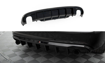 Maxton Diffusor Heck Ansatz für Audi A5 Coupe / Cabrio S-Line 8T (Version mit Einzelauspuff auf beiden Seiten)