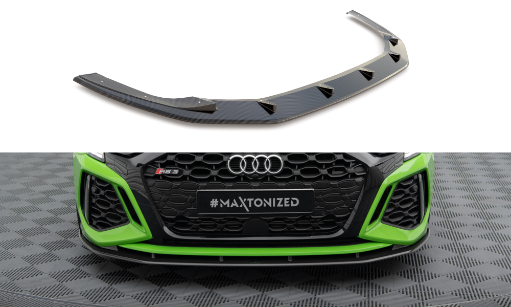 Maxton Carbon Fiber Front Splitter Audi RS3 Limousine / Sportback 8Y