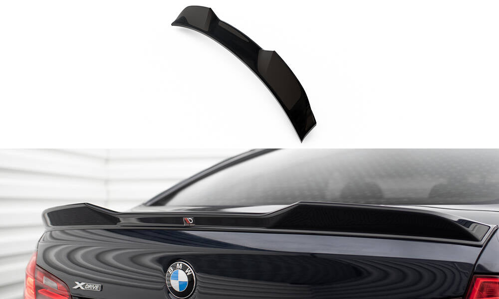Maxton Spoiler CAP für 3D BMW 5er M-Paket F10 schwarz Hochglanz