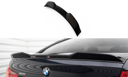 Maxton Spoiler CAP für 3D BMW 5er M-Paket F10 schwarz Hochglanz